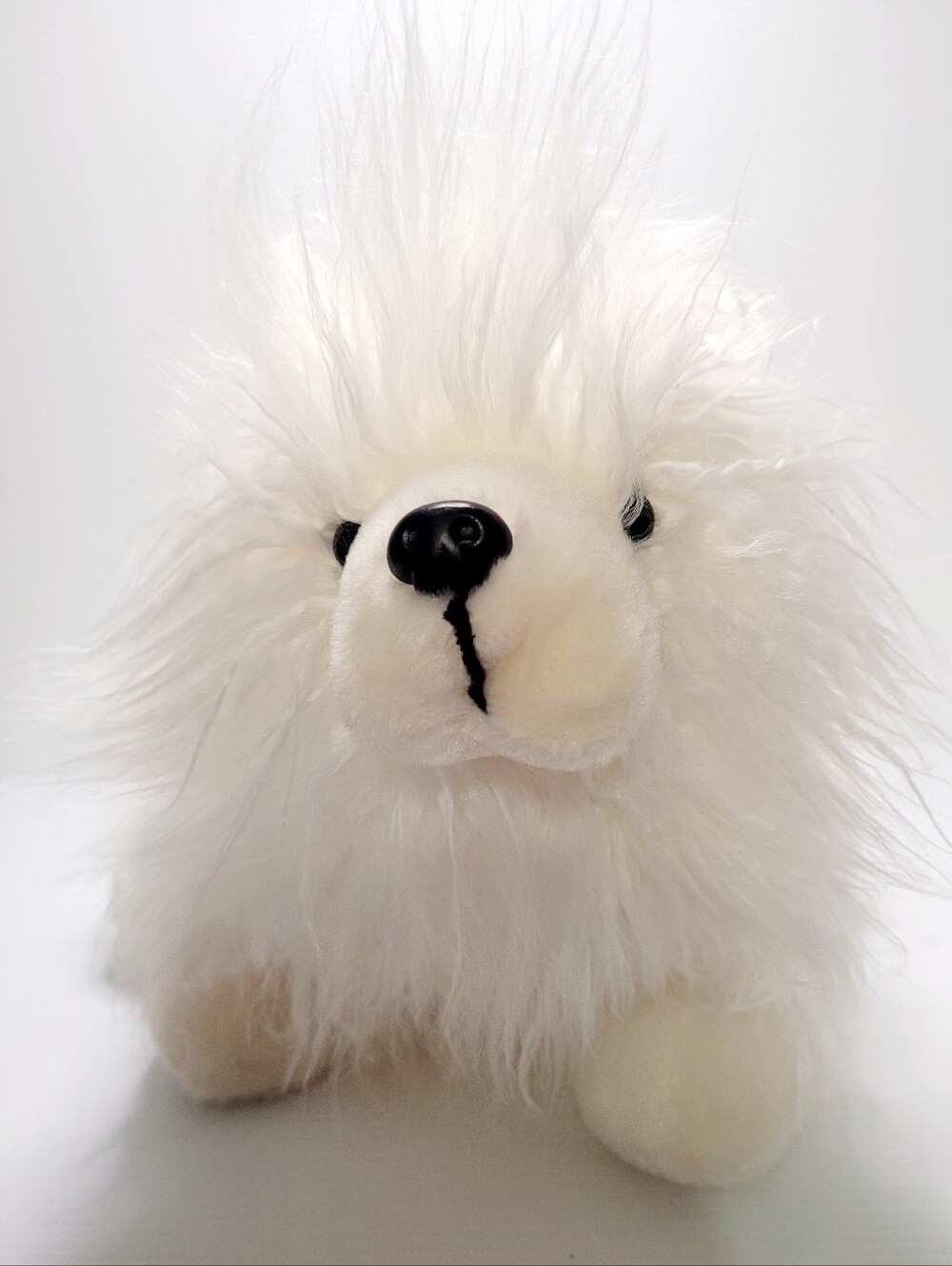 Ganz Archie White Plush Dog NWT Shaggy Stuffed Animal Soft Toy